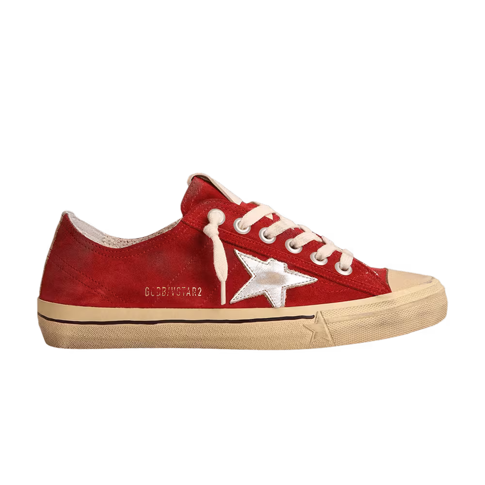 Golden Goose Women's V-Star LTD Dark Red