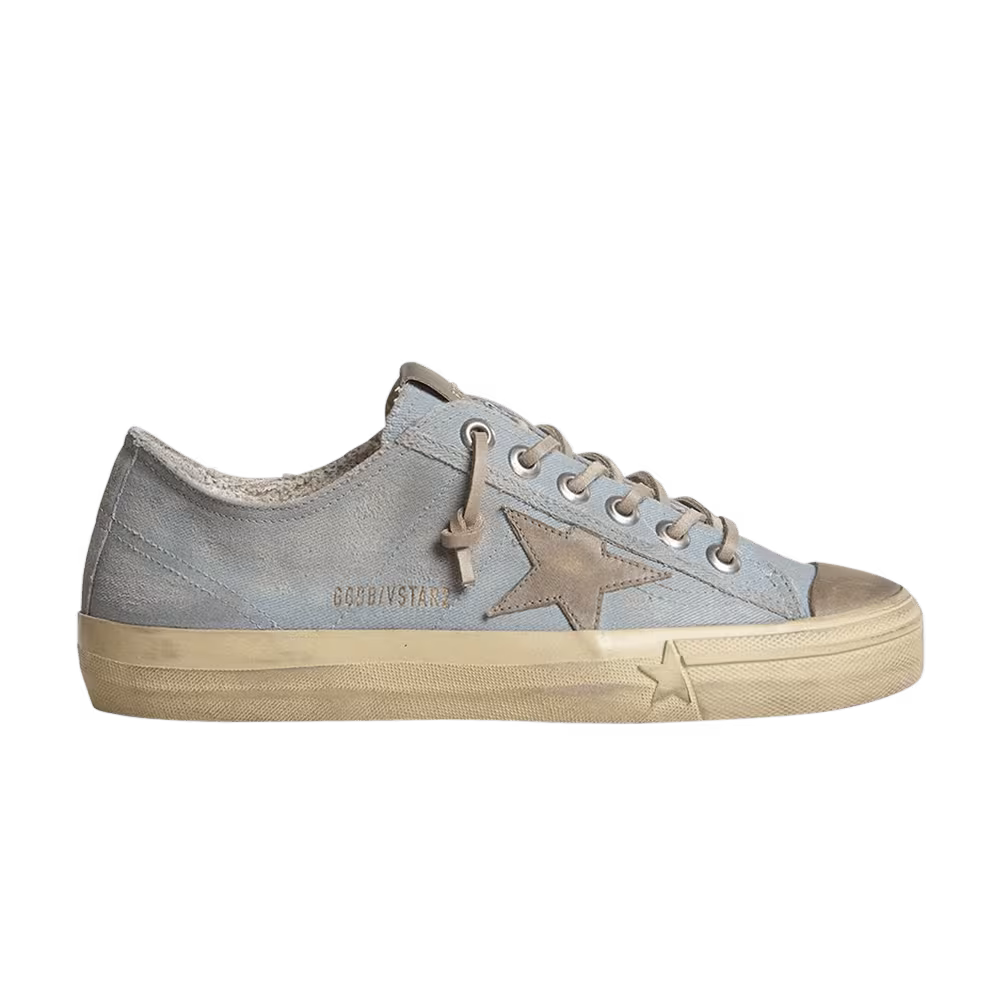 Golden Goose Women's V-Star 2 Light Blue Dove Grey