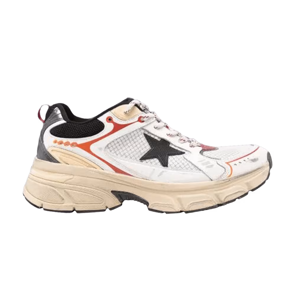 Golden Goose Lightstar White Red Black