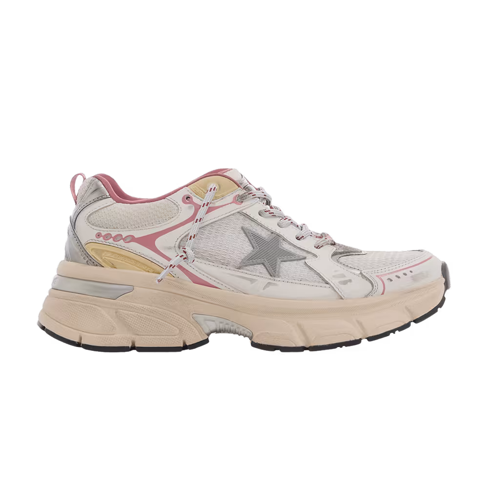 Golden Goose Women's Lightstar Silver White Red
