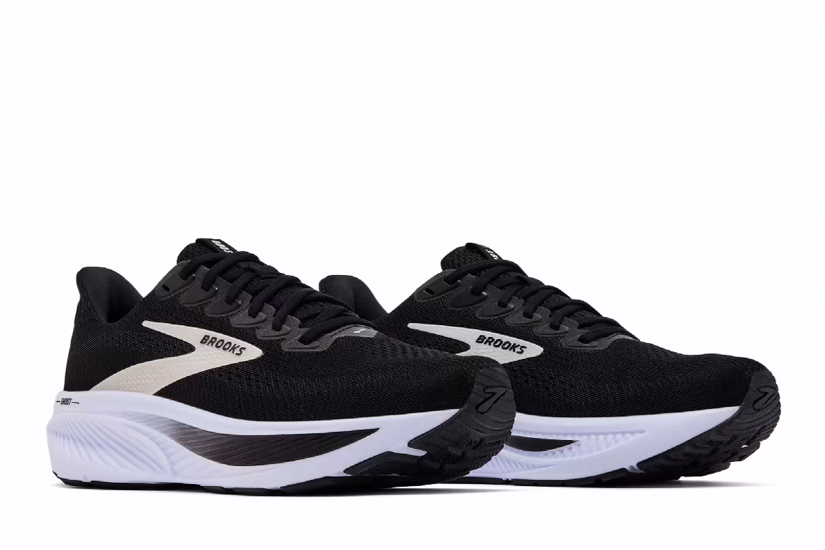 Brooks Ghost 17 Black Grey White, view 9
