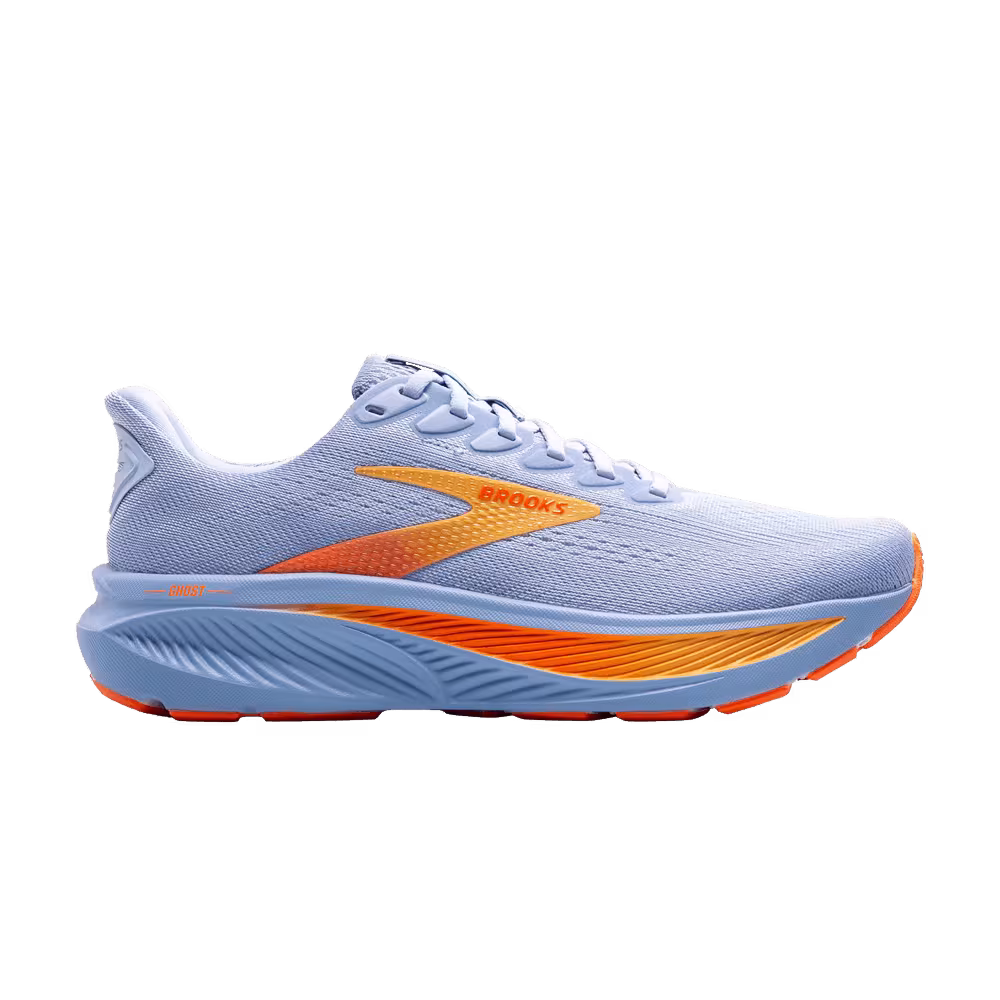 Brooks Women's Ghost 17 Blue Heron Orange