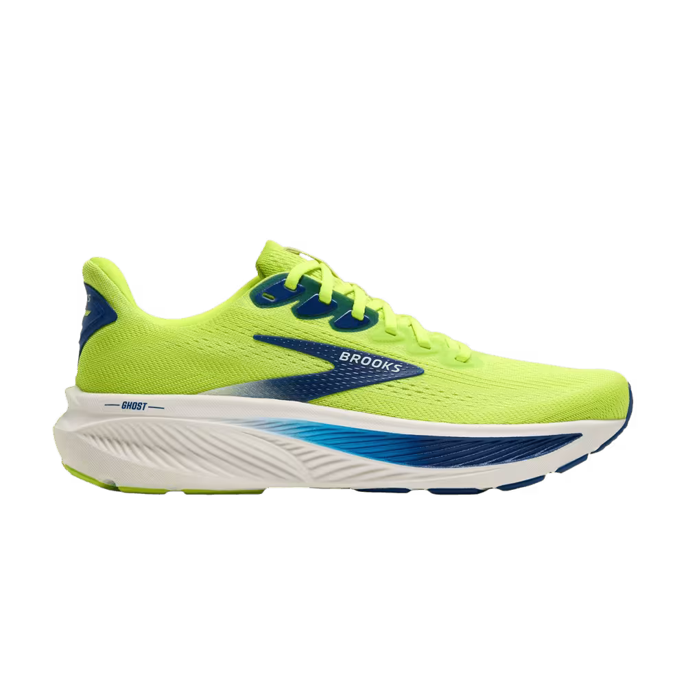 Brooks Ghost 17 Acid Lime Navy