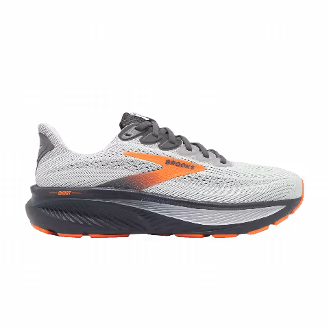 Brooks Ghost 17 Extra Wide 'Oyster Mushroom Orange Ebony'