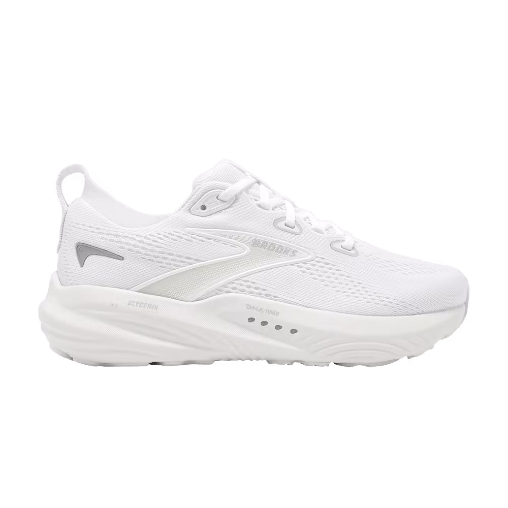 Brooks Women's Glycerin 22 D Wide White Grey