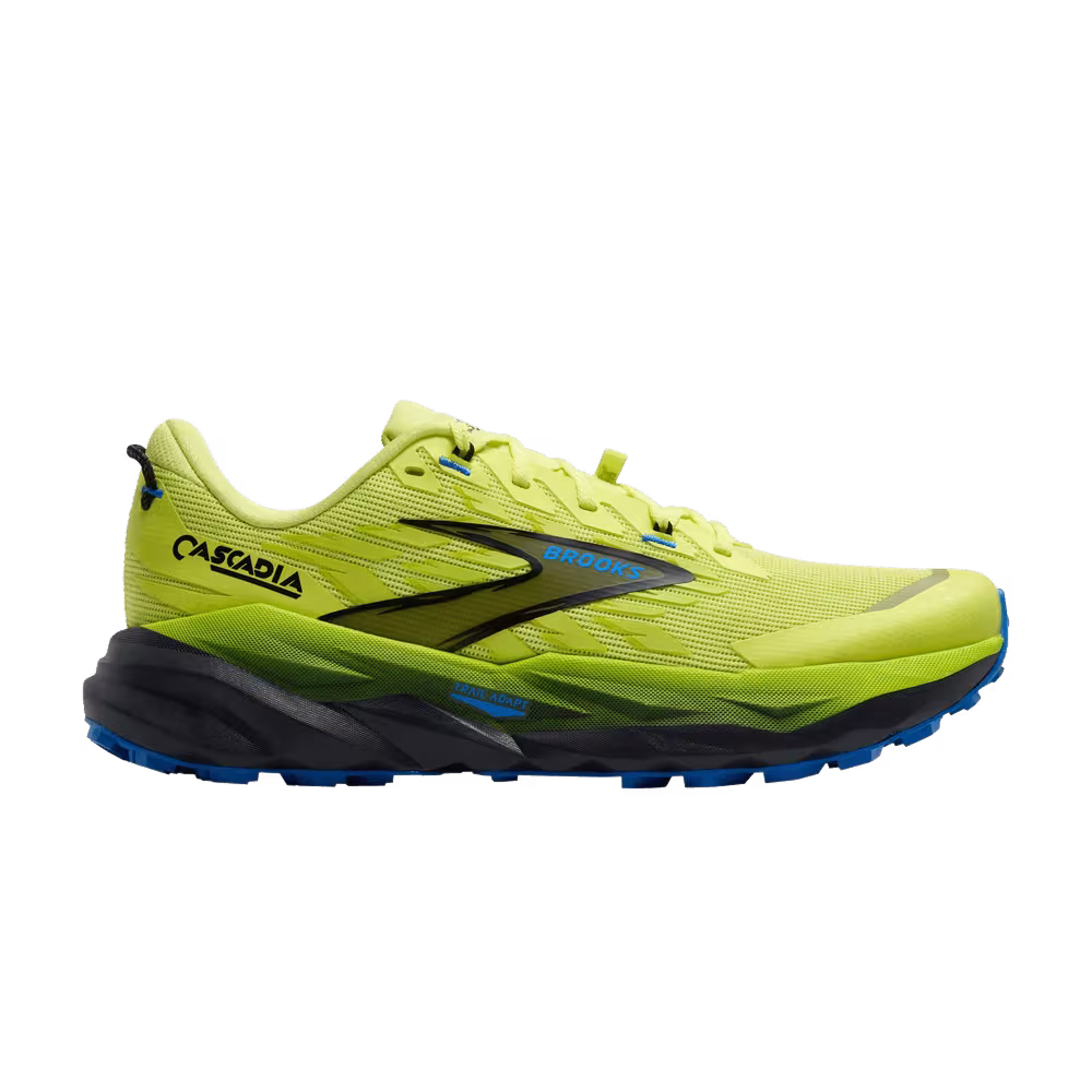 Brooks Cascadia 19 Sunny Lime Blue