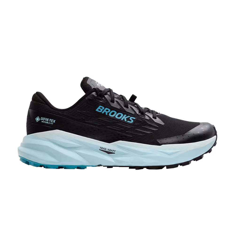 Brooks Women's Cascadia 19 GORE-TEX Black Blue Flower