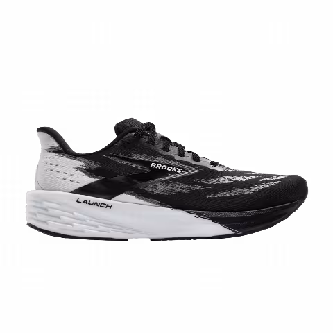 Brooks Wmns Launch 11 'Black White'