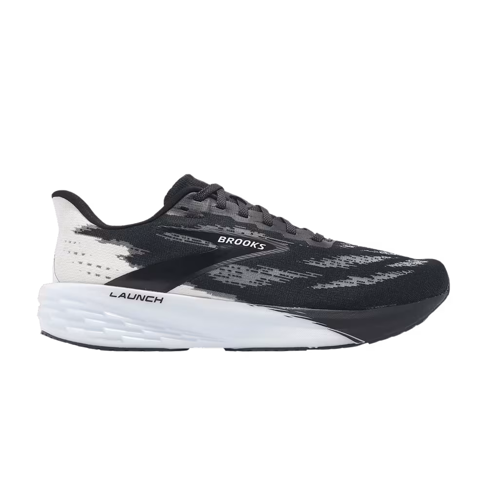 Brooks Launch 11 2E Wide Black White
