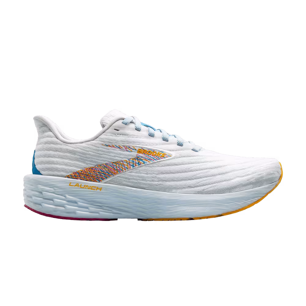 Brooks Launch 11 White Murmur Blithe