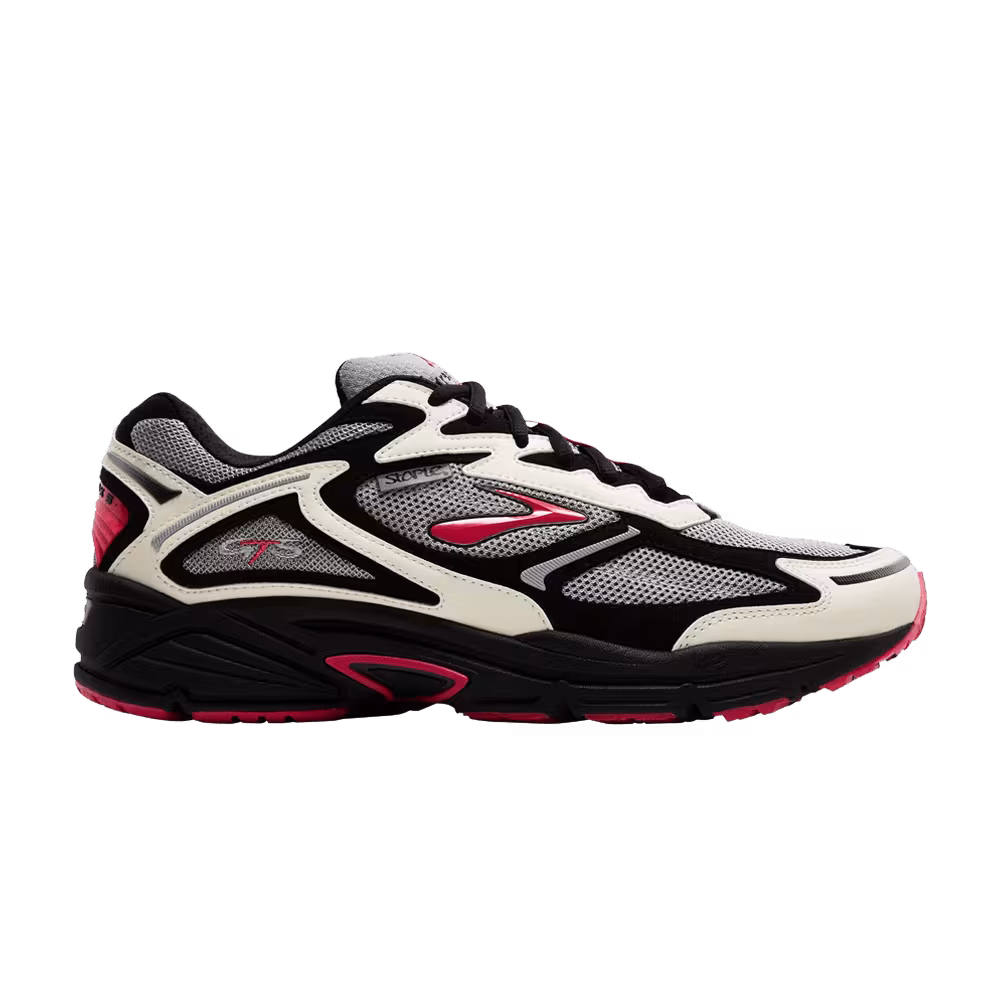 Jeff Staple x Brooks Women's Adrenaline GTS 4 Cream Black Pigeon Pink