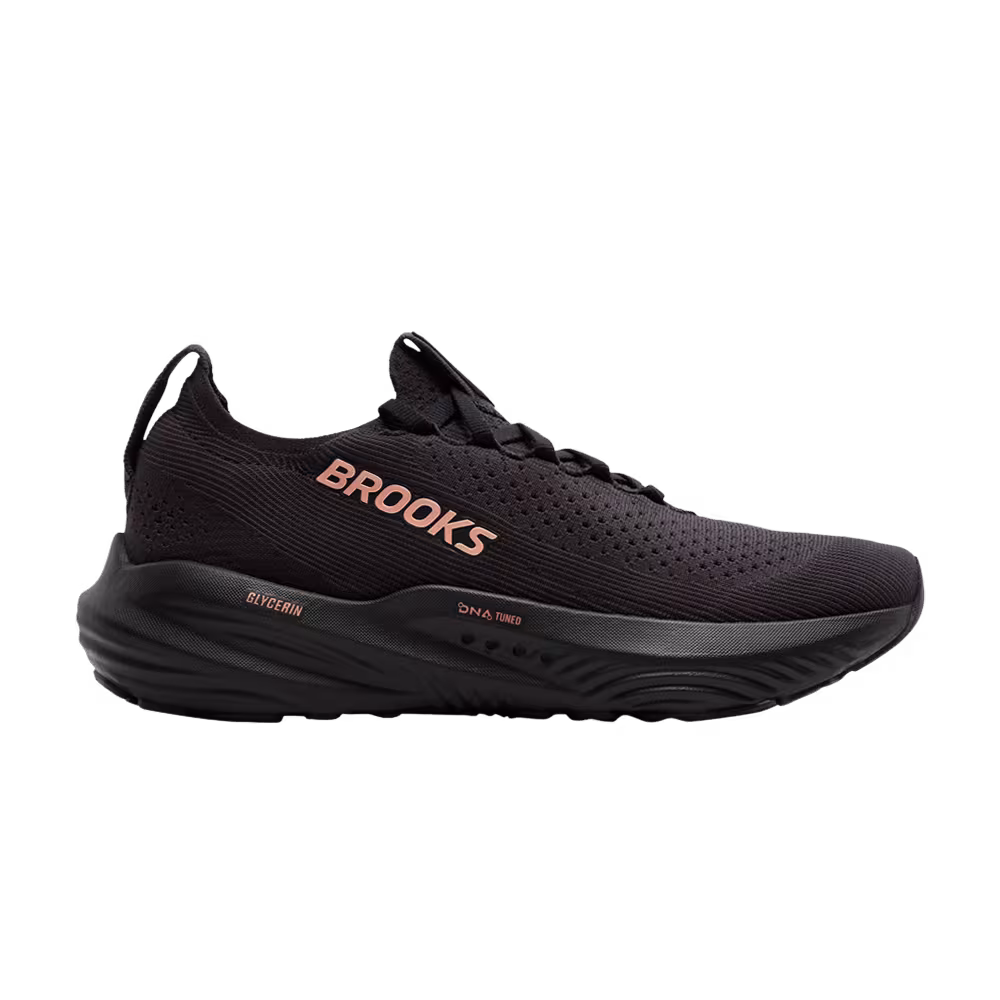 Brooks Women's Glycerin StealthFit 22 Black Rose Gold