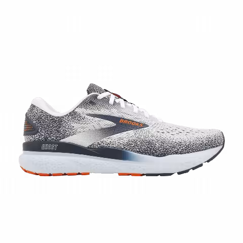 Brooks Ghost 16 'White Peacoat Orange'