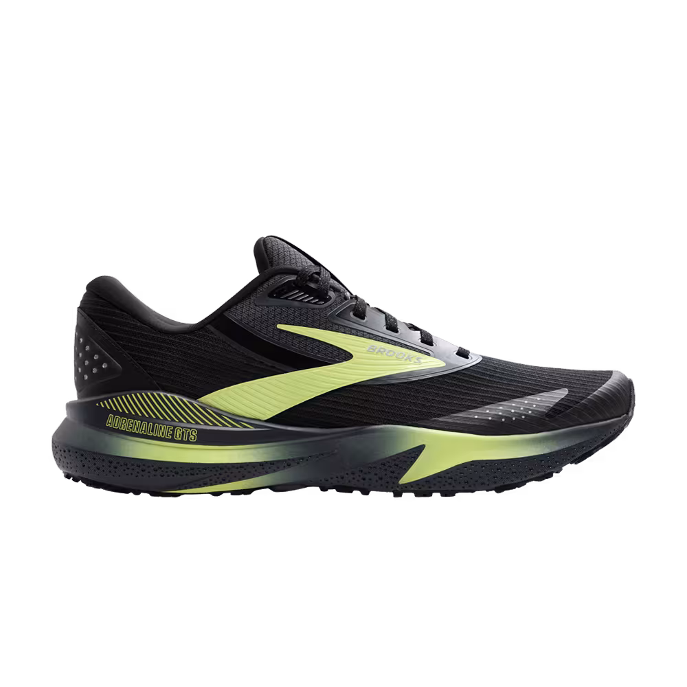 Brooks Adrenaline GTS 24 Weatherized Black New Yellow