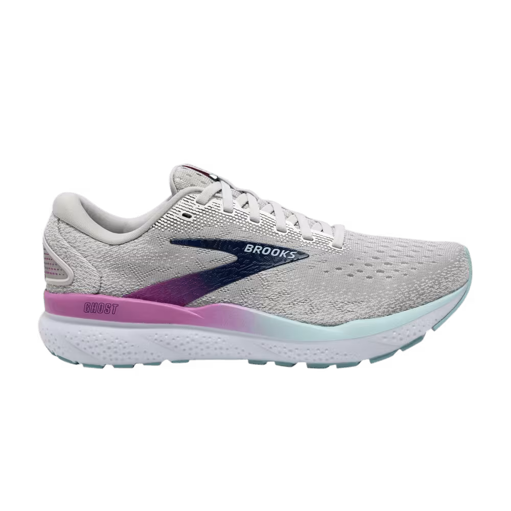 Brooks Women's Ghost 16 White Estate Blue