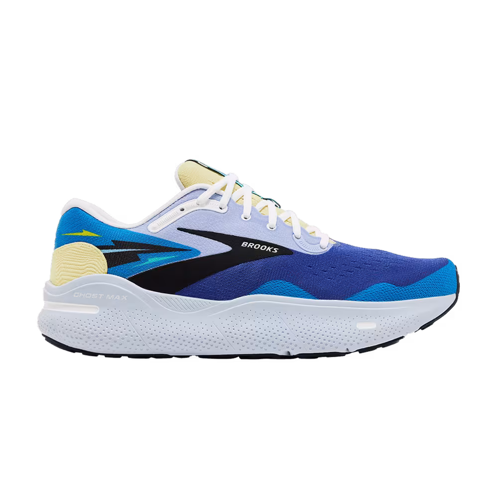 Brooks Ghost Max Blue Yellow