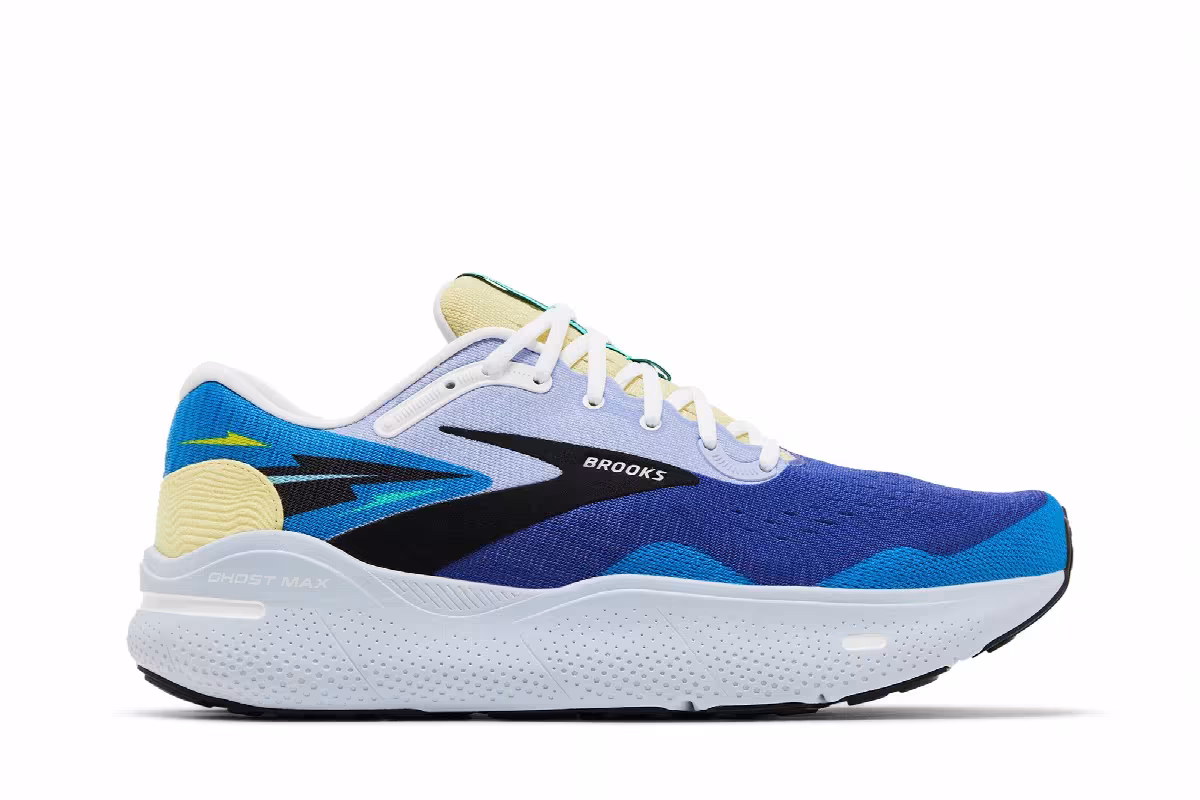 Brooks Ghost Max Blue Yellow, view 2