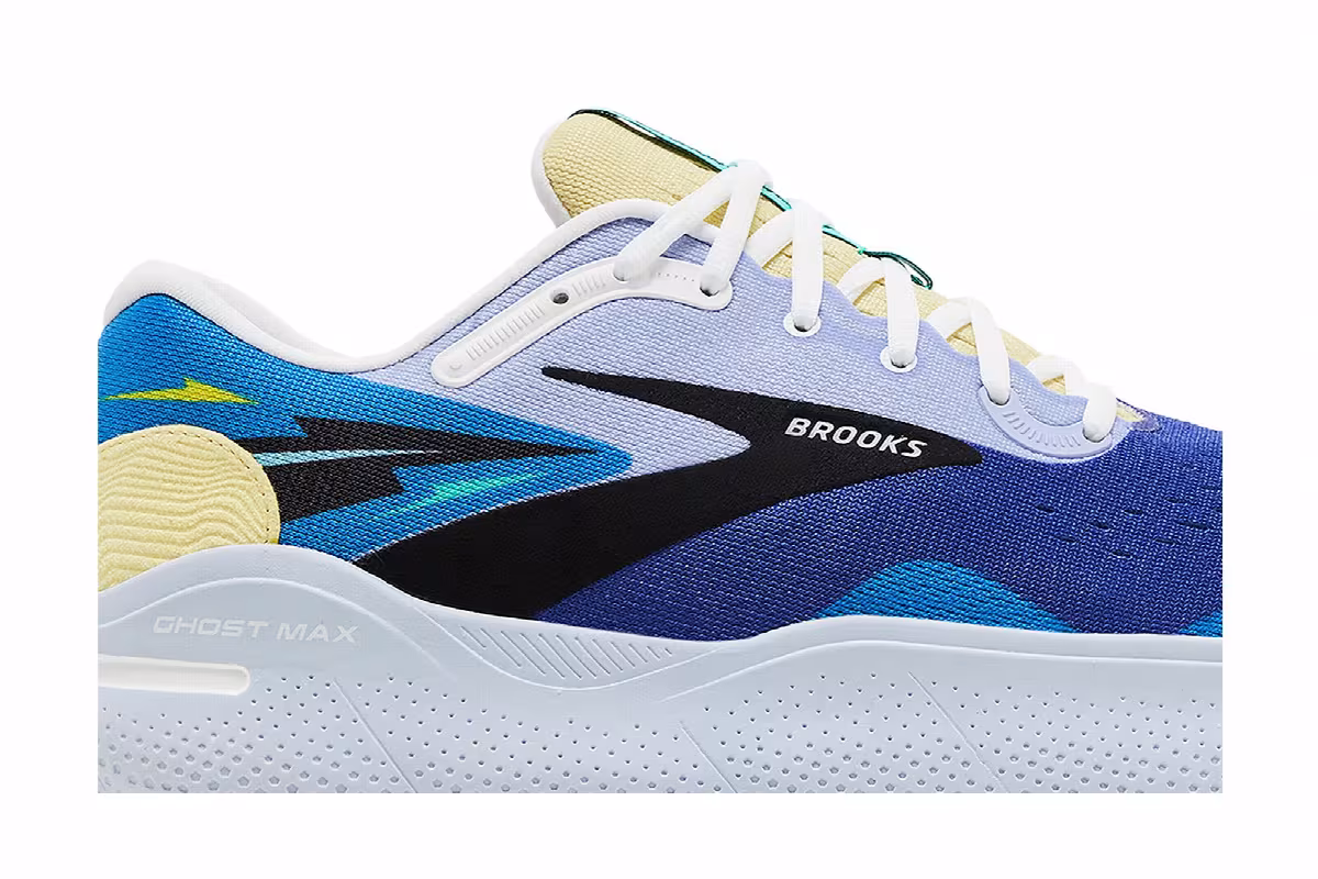 Brooks Ghost Max Blue Yellow, view 3