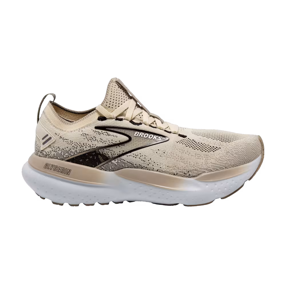 Brooks Women's Glycerin StealthFit 21 Coconut Chateau Grey