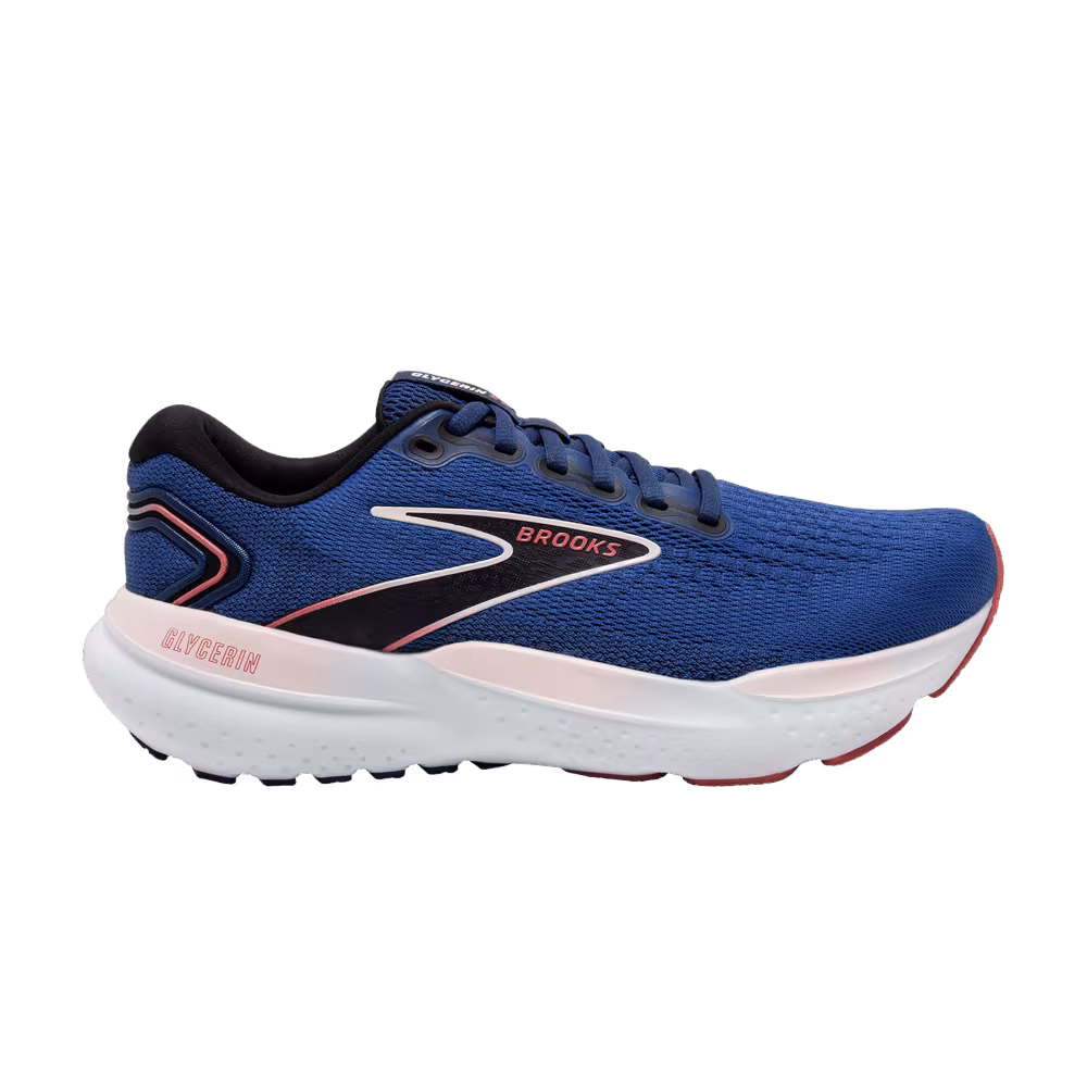 Brooks Women's Glycerin 21 Wide Blue Icy Pink