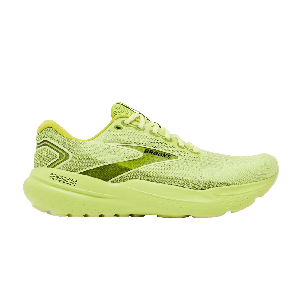 Brooks Glycerin 21 Lovebird Pale Yellow Lime