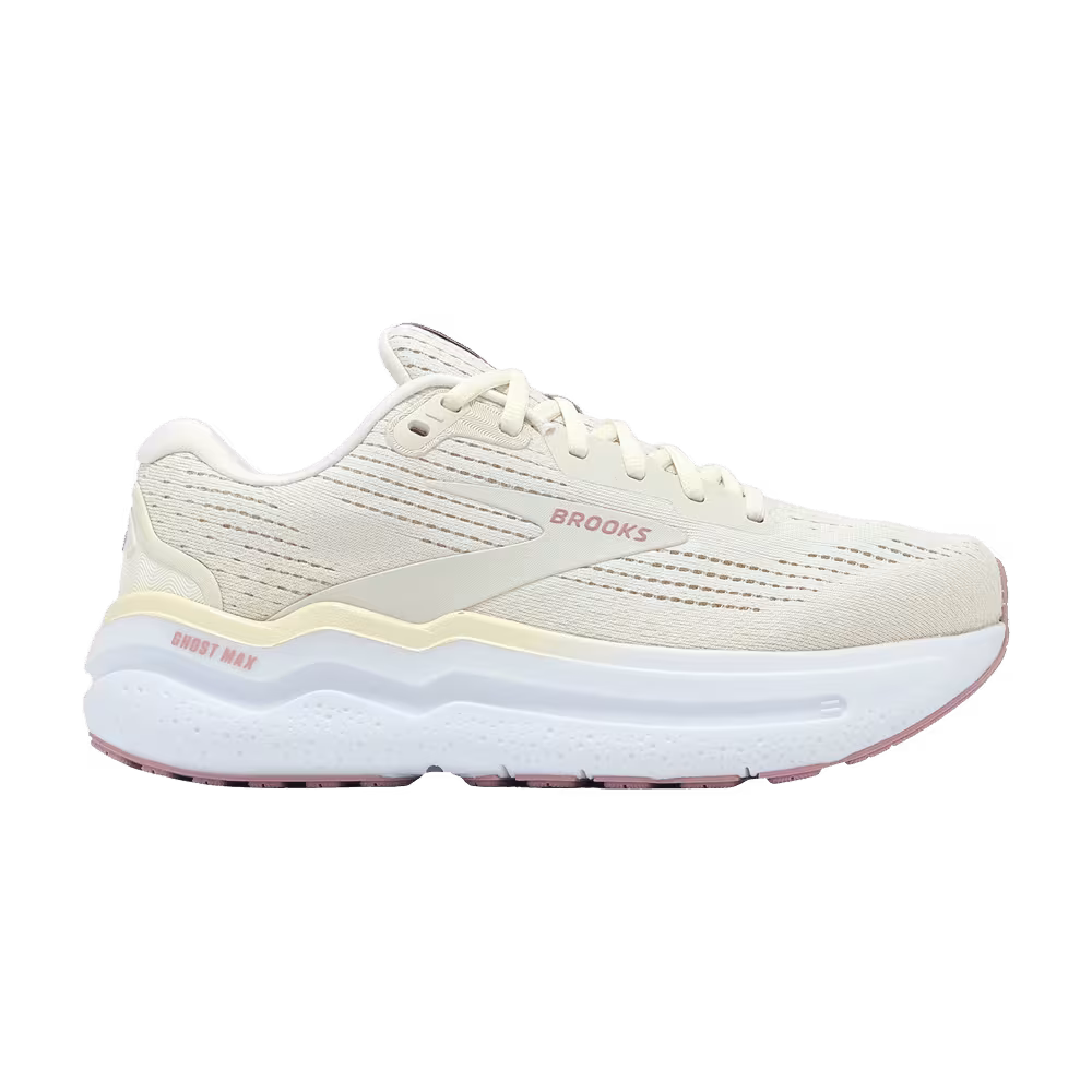 Brooks Women's Ghost Max 2 Wide Coconut Milk Zephyr