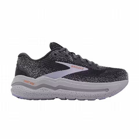Brooks Wmns Ghost Max 2 Wide 'Ebony Sweet Lavender'