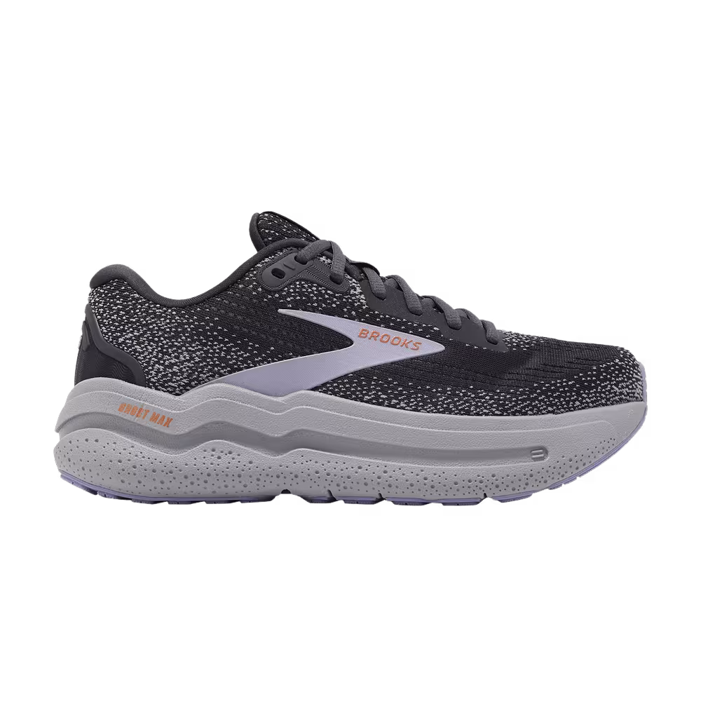 Brooks Women's Ghost Max 2 Wide Ebony Sweet Lavender