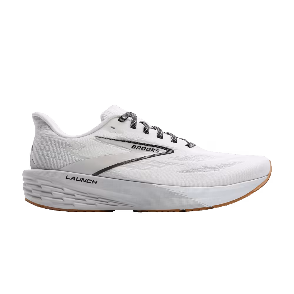 Brooks Launch 11 White Grey Black