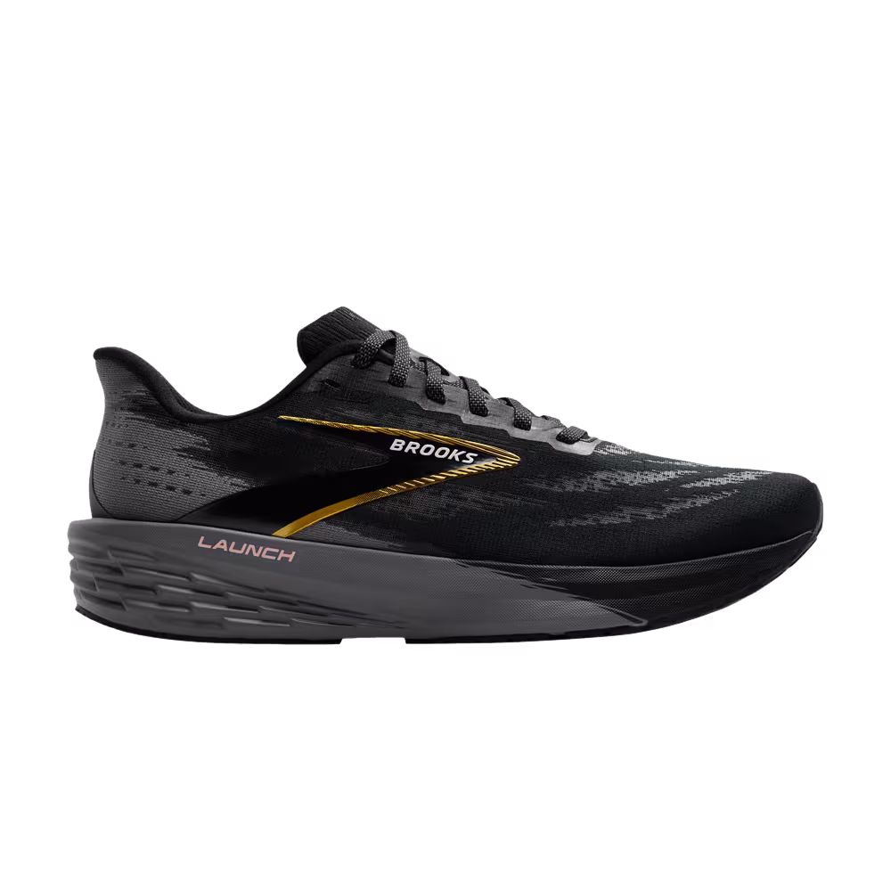 Brooks Launch 11 Black Grey Gold