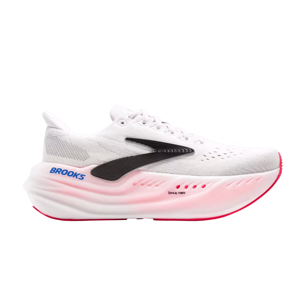 Brooks Women's Glycerin Max Wide White Black Diva Pink