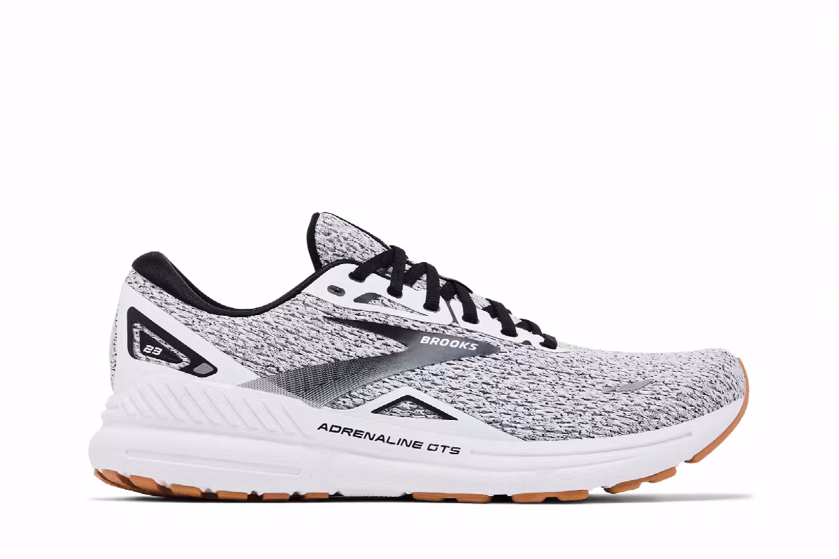Brooks Adrenaline GTS 23 White Black, view 2