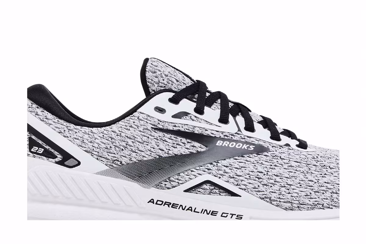 Brooks Adrenaline GTS 23 White Black, view 3