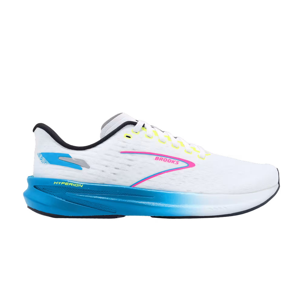 Brooks Hyperion White Blue Pink