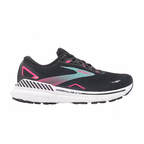 Brooks Wmns Adrenaline GTS 23 GORE-TEX 'Black Knockout Pink Aqua'