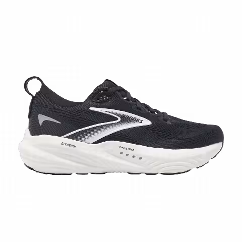 Brooks Wmns Glycerin 22 D Wide 'Black Grey White'