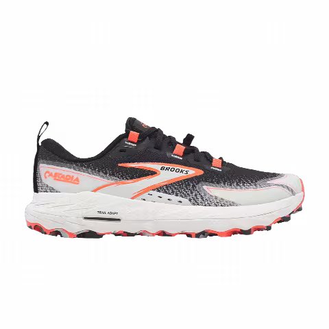 Brooks Wmns Cascadia 18 'Black Blue Wash Flame'
