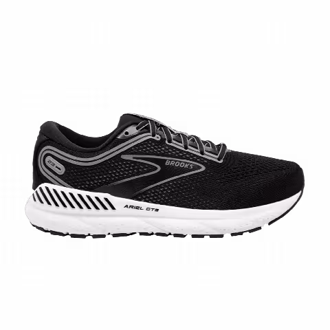 Brooks Wmns Ariel GTS 23 Wide 'Black Grey'
