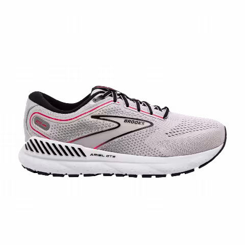 Brooks Wmns Ariel GTS 23 Wide 'Grey Black Pink'