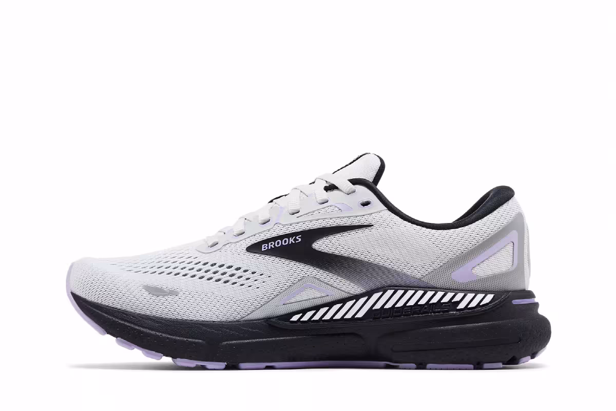 Brooks Women's Adrenaline GTS 23 Grey Purple, view 4