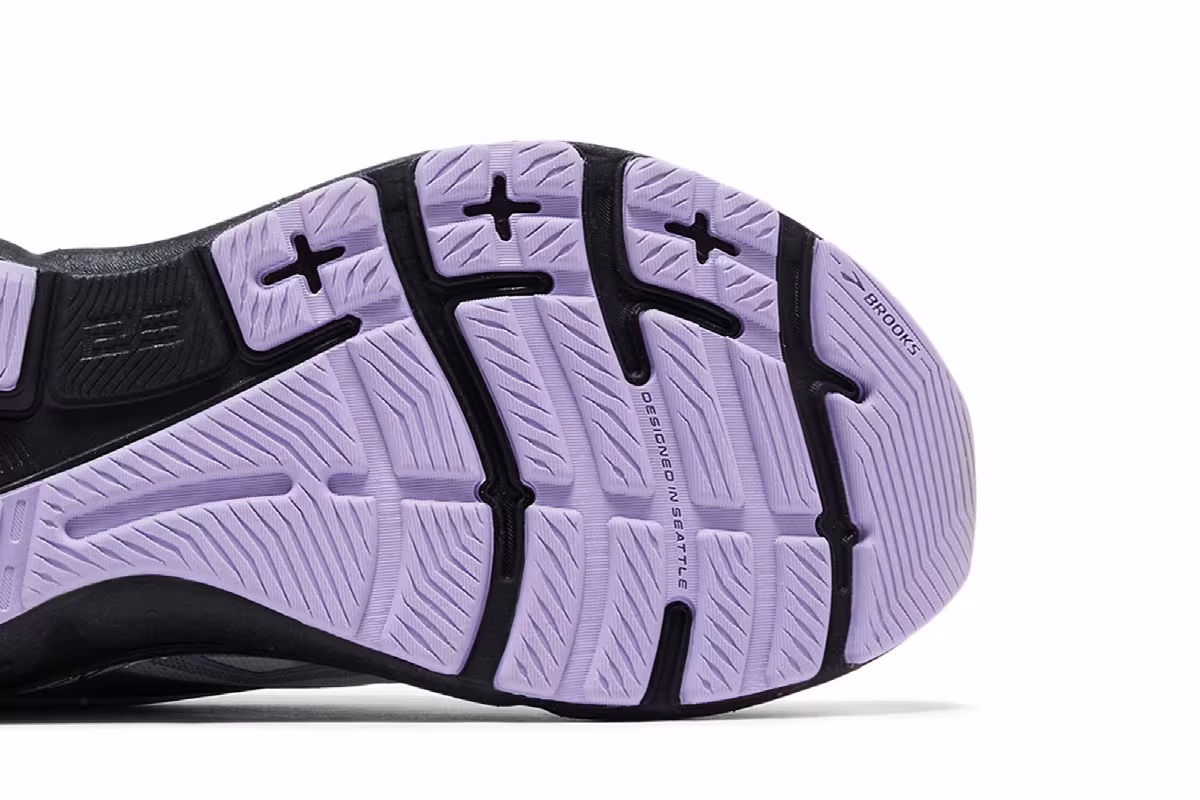Brooks Women's Adrenaline GTS 23 Grey Purple, view 6