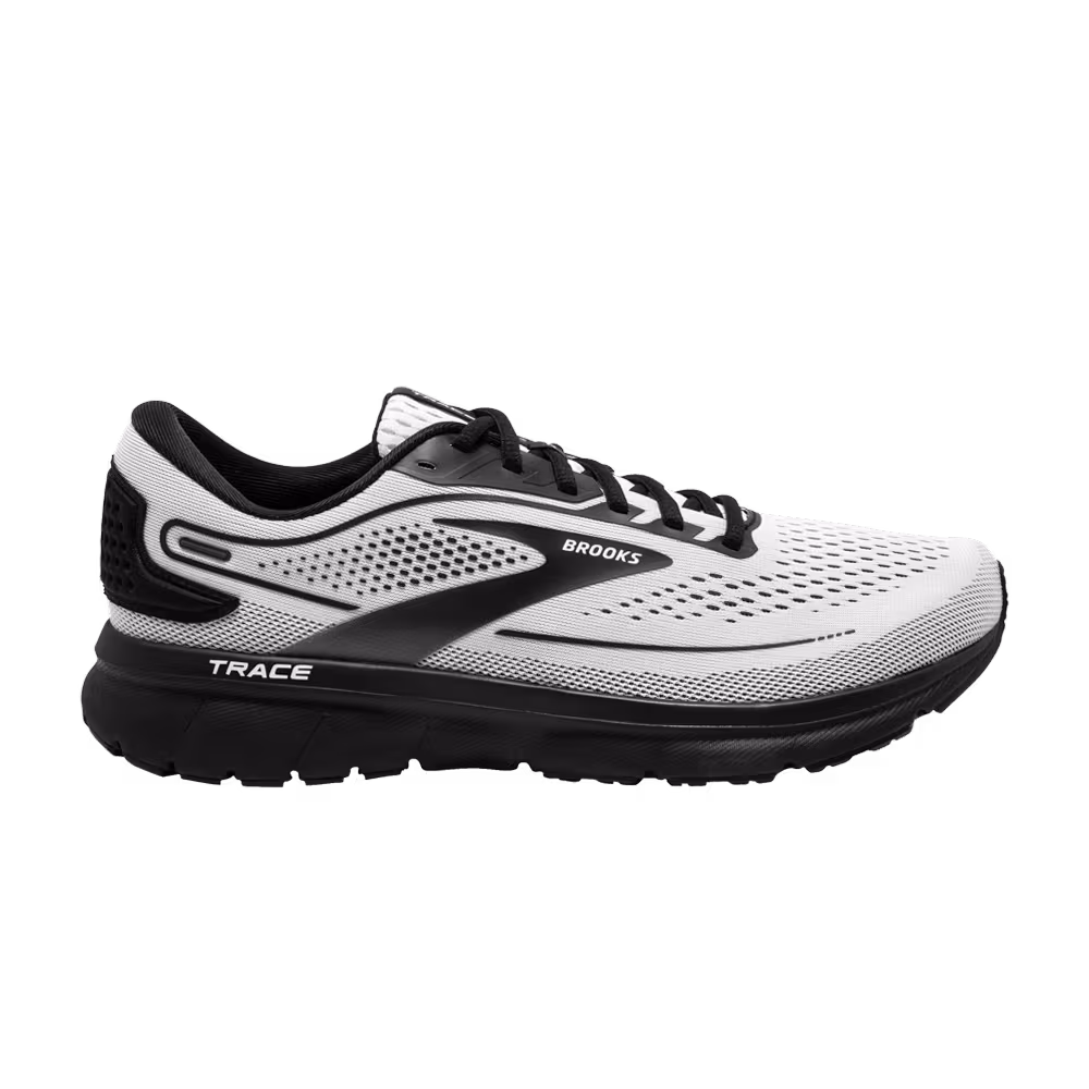 Brooks Trace 2 White Black