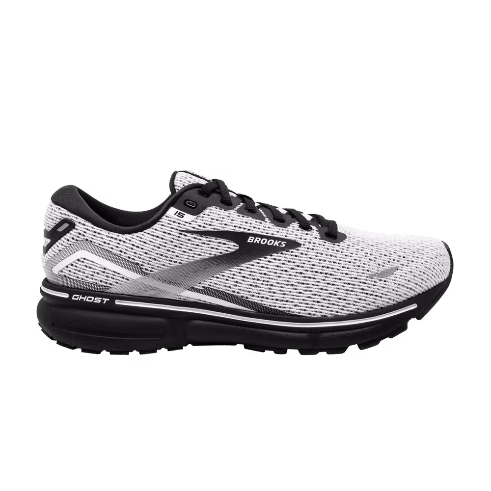 Brooks Ghost 15 White Black