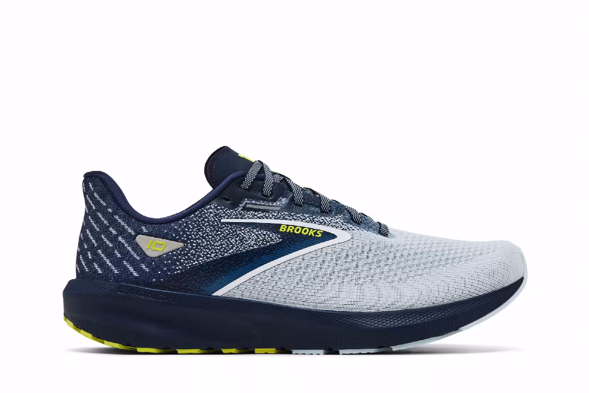 Brooks Launch 10 Iris Ballad Blue, view 2