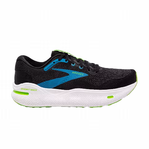 Brooks Ghost Max 2E Wide 'Black Atomic Blue'