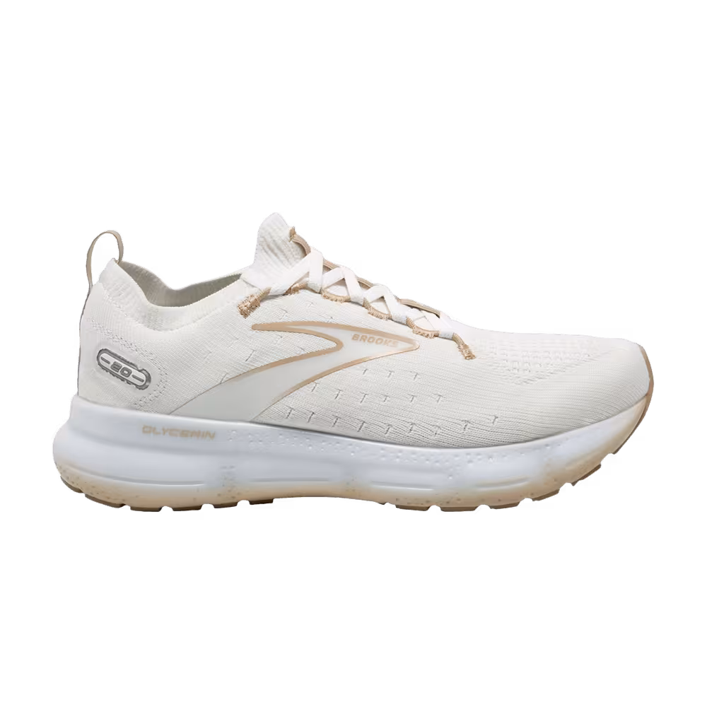 Brooks Glycerin StealthFit 20 White Khaki