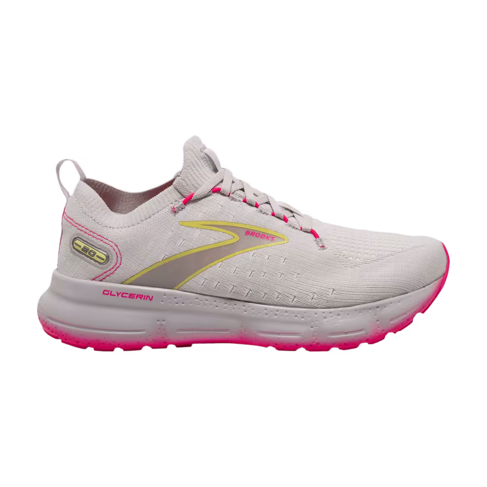 Brooks Women's Glycerin StealthFit 20 Grey Pink