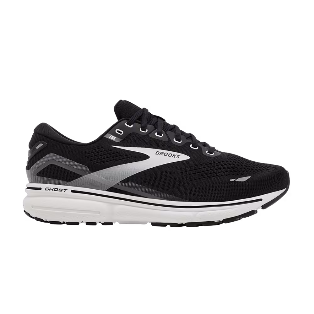 Brooks Ghost 15 2E Wide Black Blackened Pearl