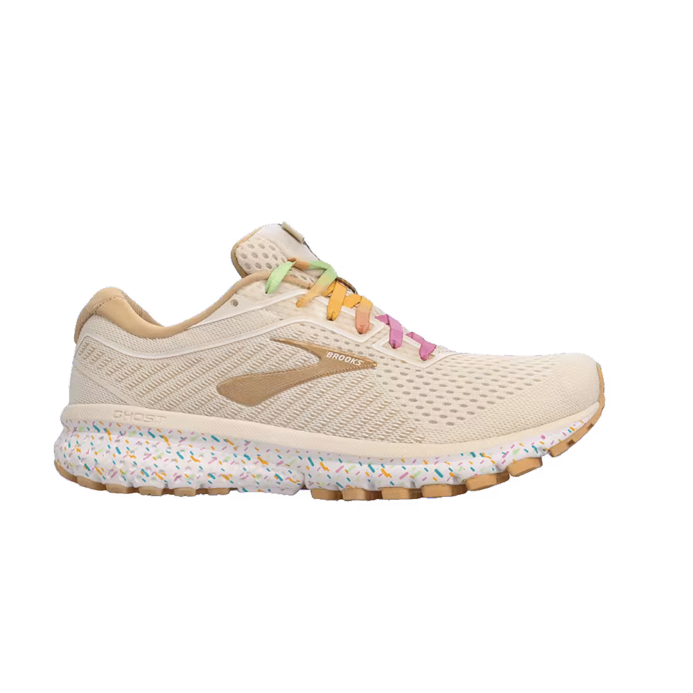Brooks Women's Ghost 12 Beige Gold Pink
