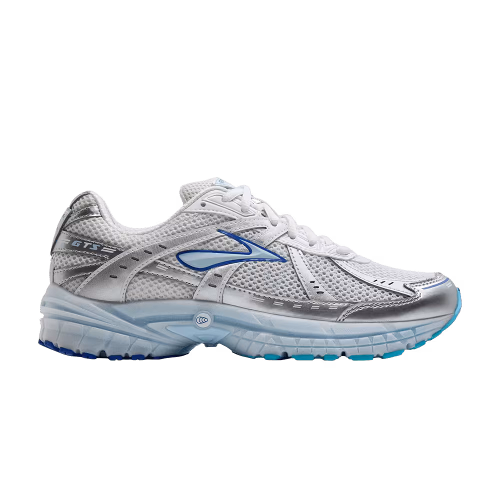 Brooks Adrenaline GTS 10 White Dazzling Blue Breeze